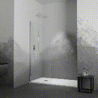 Душевая перегородка RGW WA-006  80*200 351000608-11 профиль Хром стекло Прозрачное 6 мм RGW