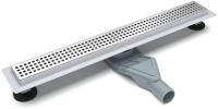 Желоб душевой ESBANO Combi решетка NICE матовый хром длина 80 см