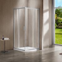 Душевой уголок, квадратный/прямоугольный VSS-1G8010CLBN 1000x800x1900 профиль брашированный никель стекло прозрачное VINCEA