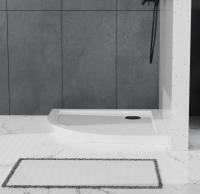 Поддон акриловый четверть круга VST-5AQ-8080 800х800х50 цвет  белый VINCEA